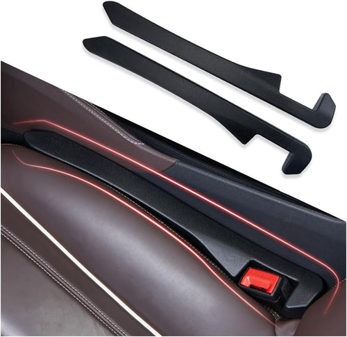 2PCS Car Seat Gap Filler - Car Seat Gap Filler Organizer for Holding Phone,Key,Purse - Universal Car Gap Filler Fits Car Truck SUV Car Interior Accessories (Black