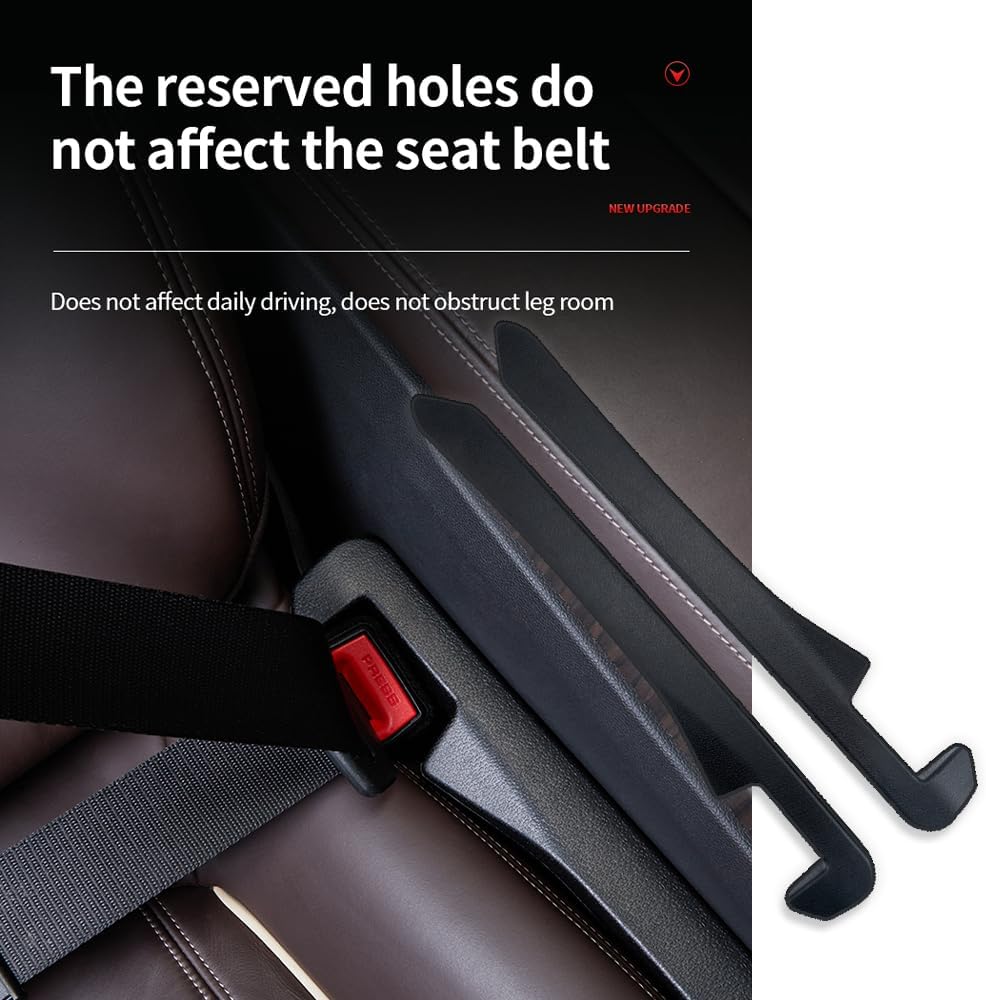 2PCS Car Seat Gap Filler - Car Seat Gap Filler Organizer for Holding Phone,Key,Purse - Universal Car Gap Filler Fits Car Truck SUV Car Interior Accessories (Black