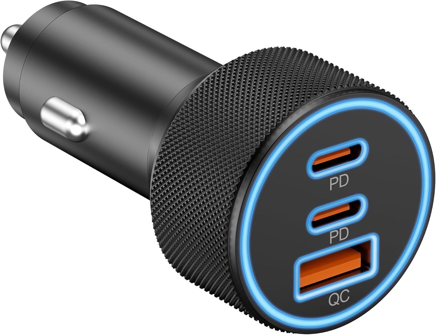 USB C Car Charger, 3-Port 67W Dual USB-C & USB-A Car Power Adapter PD/QC Fast Charging Cigarette Lighter for iPhone 16/15/14/13/12/11/Pro Max, iPad, Samsung Galaxy S25 S24/S23/S22/S21, Pixel, Android